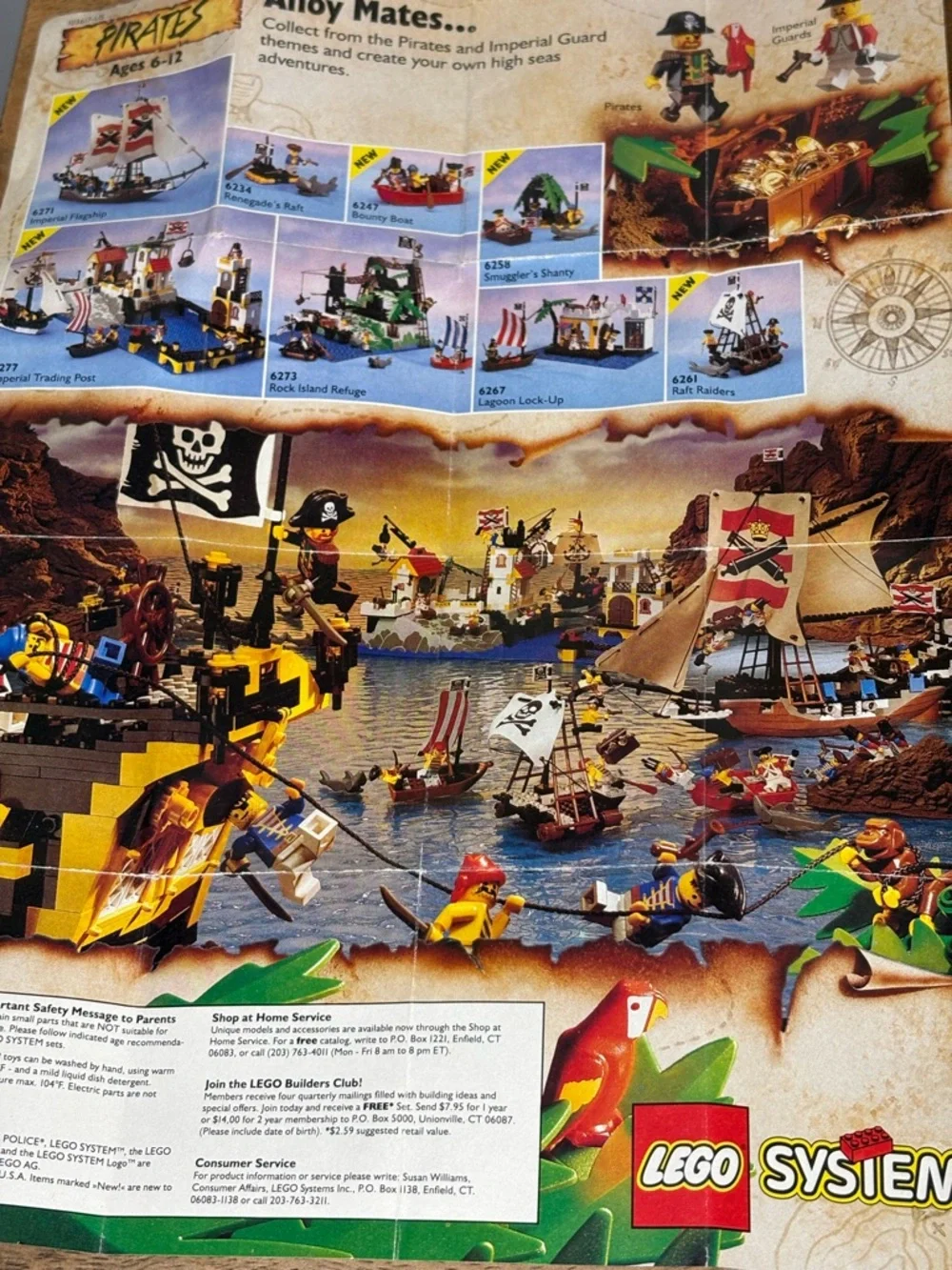 LEGO System Pirates 6258 Smuggler's Shanty 100% Complete w/ Instructions
